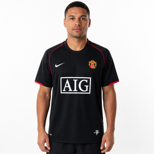 Manchester United 07/08 Preta - Retrô