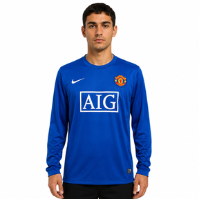 Manchester United 08/09 Third Mangas longa - Retrô