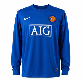 Manchester United 08/09 Third Mangas longa - Retrô