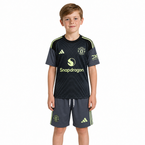 Manchester United 25/26 Goleiro away  - Kids Kit
