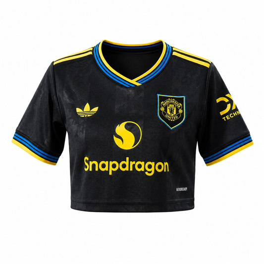 Manchester United 25/26 Third Away Women's Crop Top - Fan