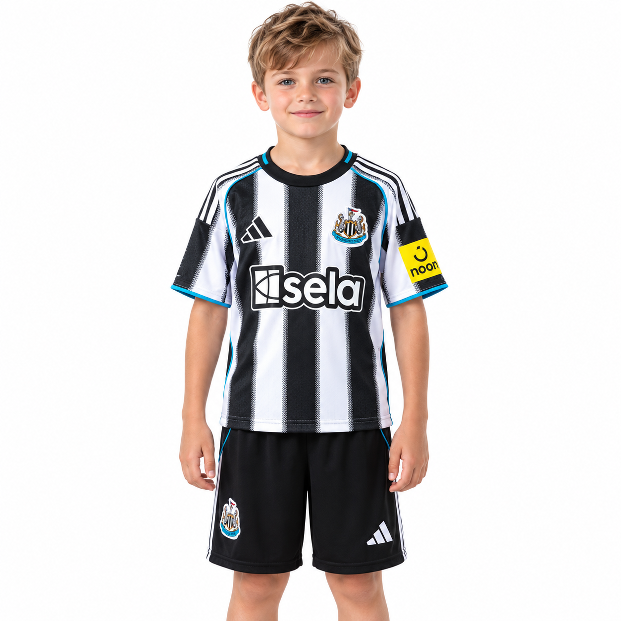 Newcastle United 25/26 Home - Kids Kit