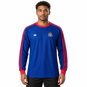 Newcastle United Terrace Icons Long Sleeve T-Shirt Blue