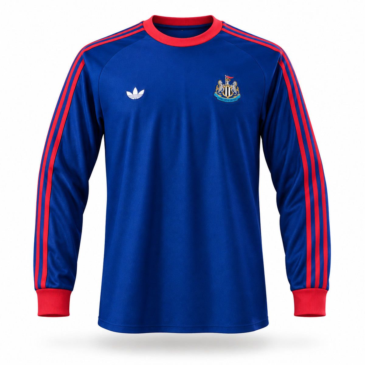 Newcastle United Terrace Icons Long Sleeve T-Shirt Blue