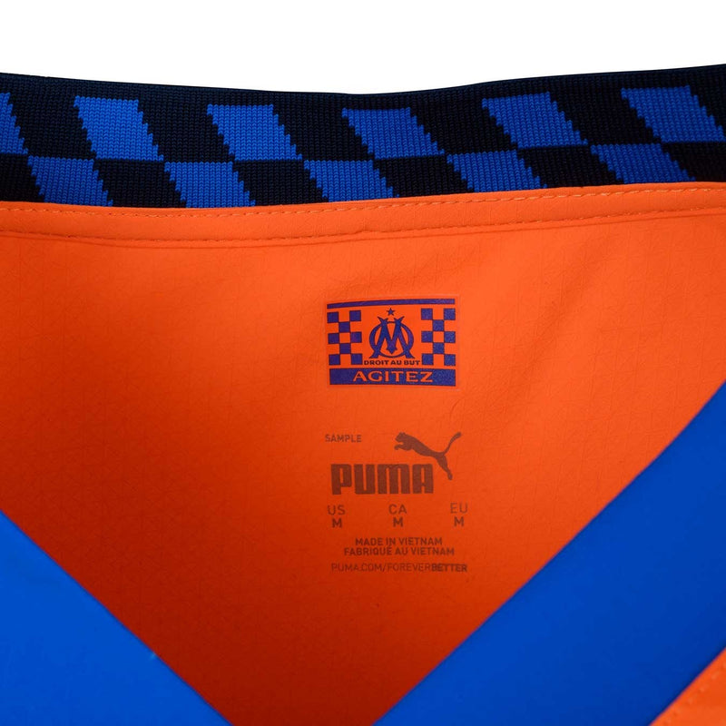 Camisa Olympique Marseille lll 24/25 - Torcedor Puma Masculina - Laranja / Azul