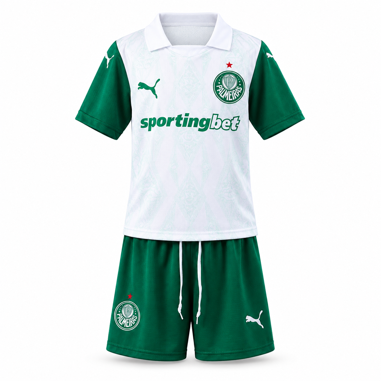Palmeiras 2025 Away - Kids Kit