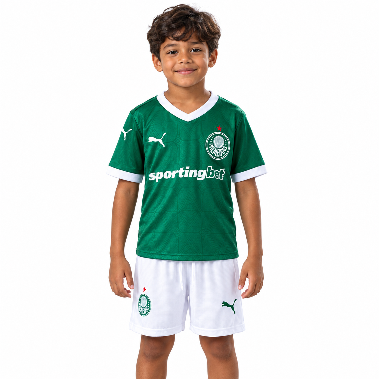Palmeiras 2025 Home - Kids Kit
