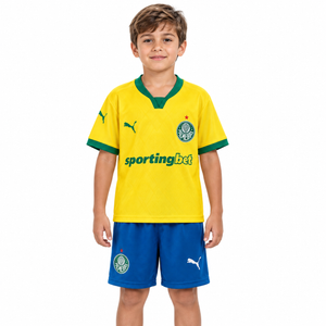 Palmeiras 2025 Terceiro Uniforme - Conjunto Infantil