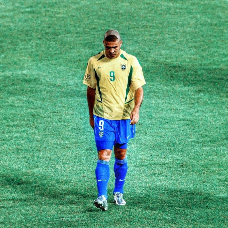 Camisa Retrô 2002 Seleção Brasileira I Nike Masculina - Amarela