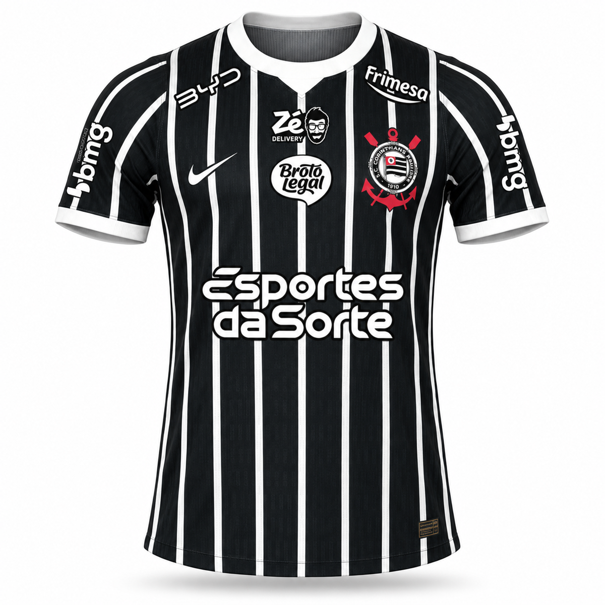 SC Corinthians 2026 Away (Todos os patrocinios) - Jogador