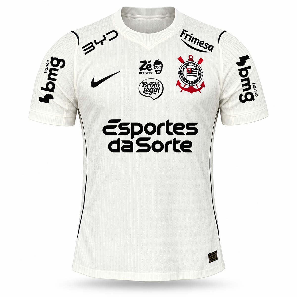 SC Corinthians 2026 Home (Todos os patrocinios) - Jogador