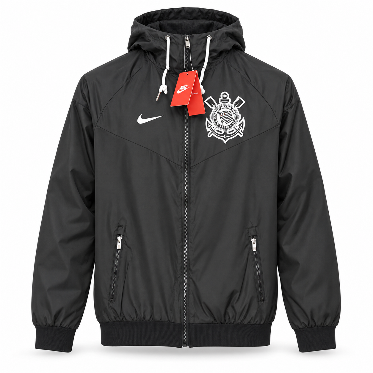 SC Corinthians Jacket Windbreaker Black - Veste