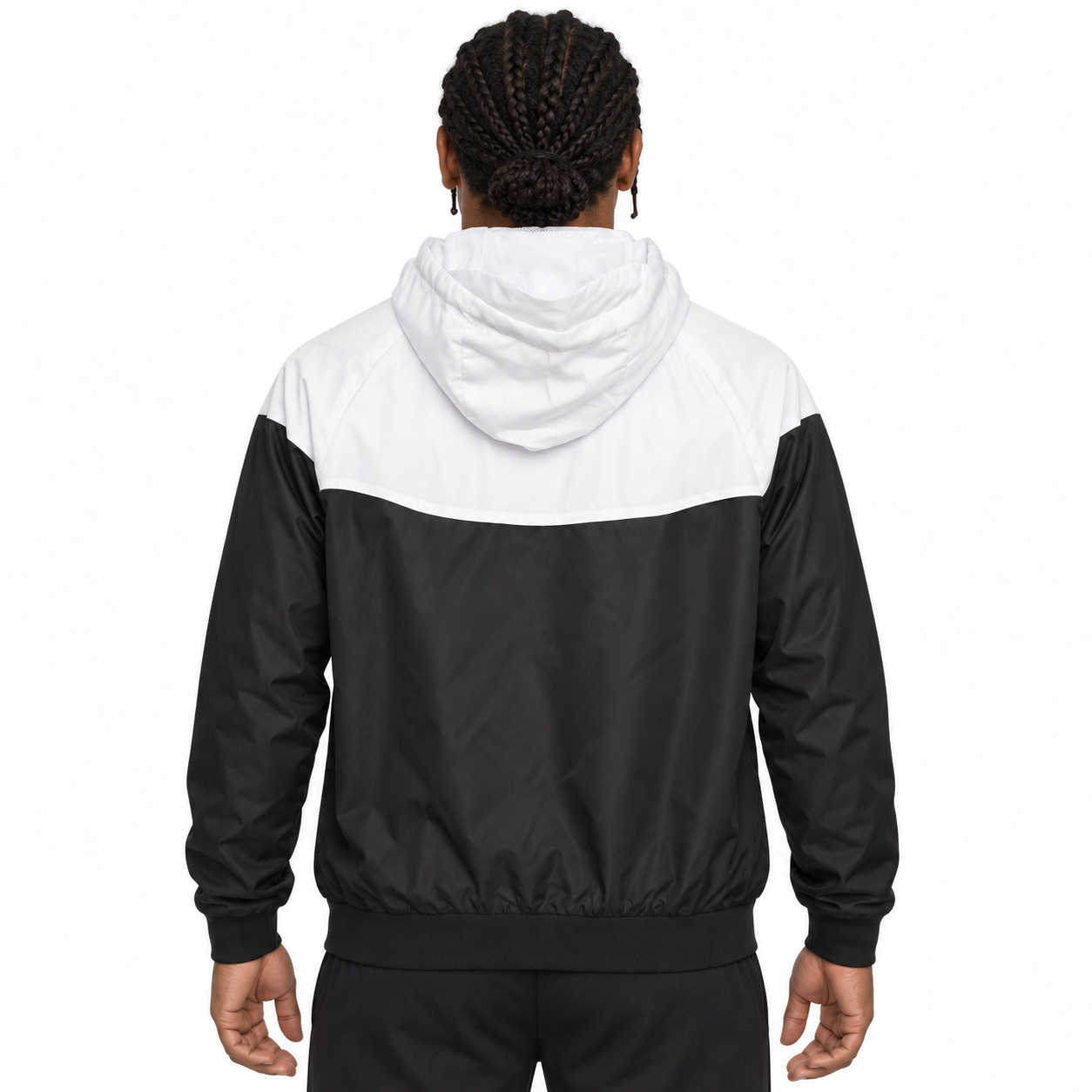 SC Corinthians Jacket Windbreaker Black and White - Veste