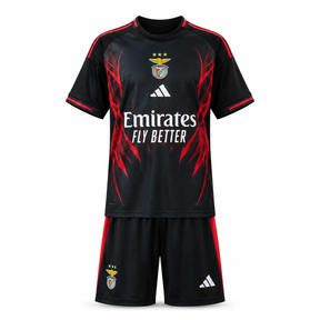 SL Benfica 25/26 Black Training - Kids Kit