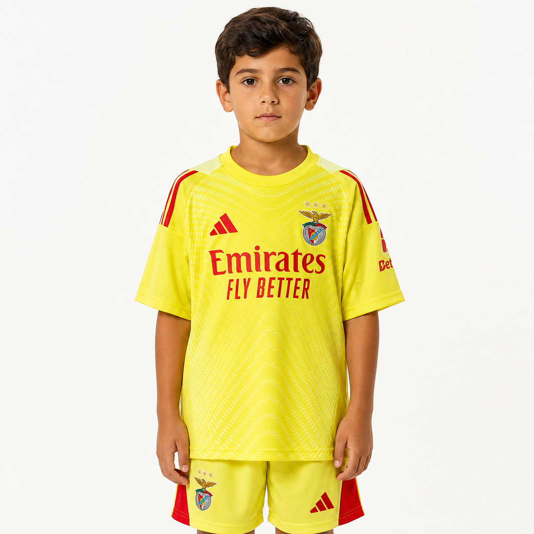 SL Benfica 25/26 Goleiro - Conjunto Infantil