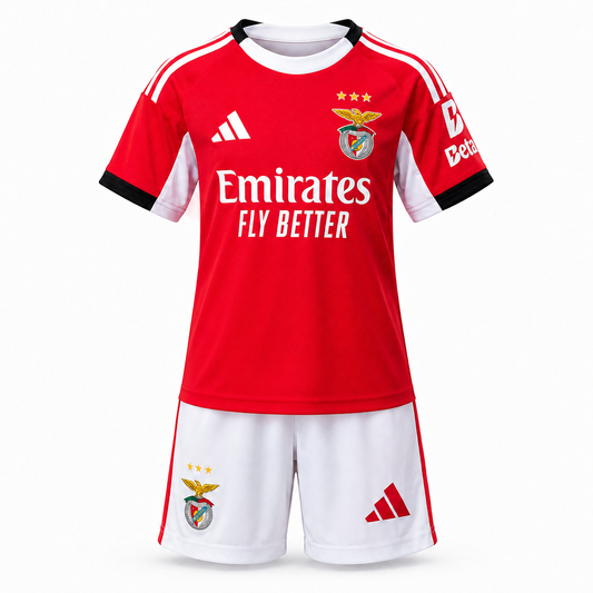 SL Benfica 25/26 Home - Kids Kit