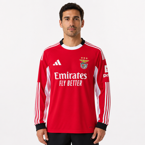 SL Benfica 25/26 Home - Manga Longa - Torcedor