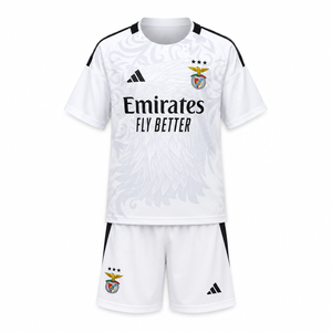 SL Benfica 25/26 White Training - Kids Kit