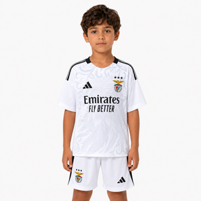 SL Benfica 25/26 White Training - Kids Kit
