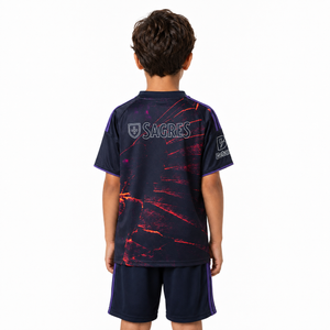 SL Benfica 25/26 Quarto Uniforme - Conjunto Infantil