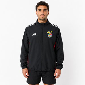 SL Benfica Jaqueta Corta-vento - Preta - 2 em 1