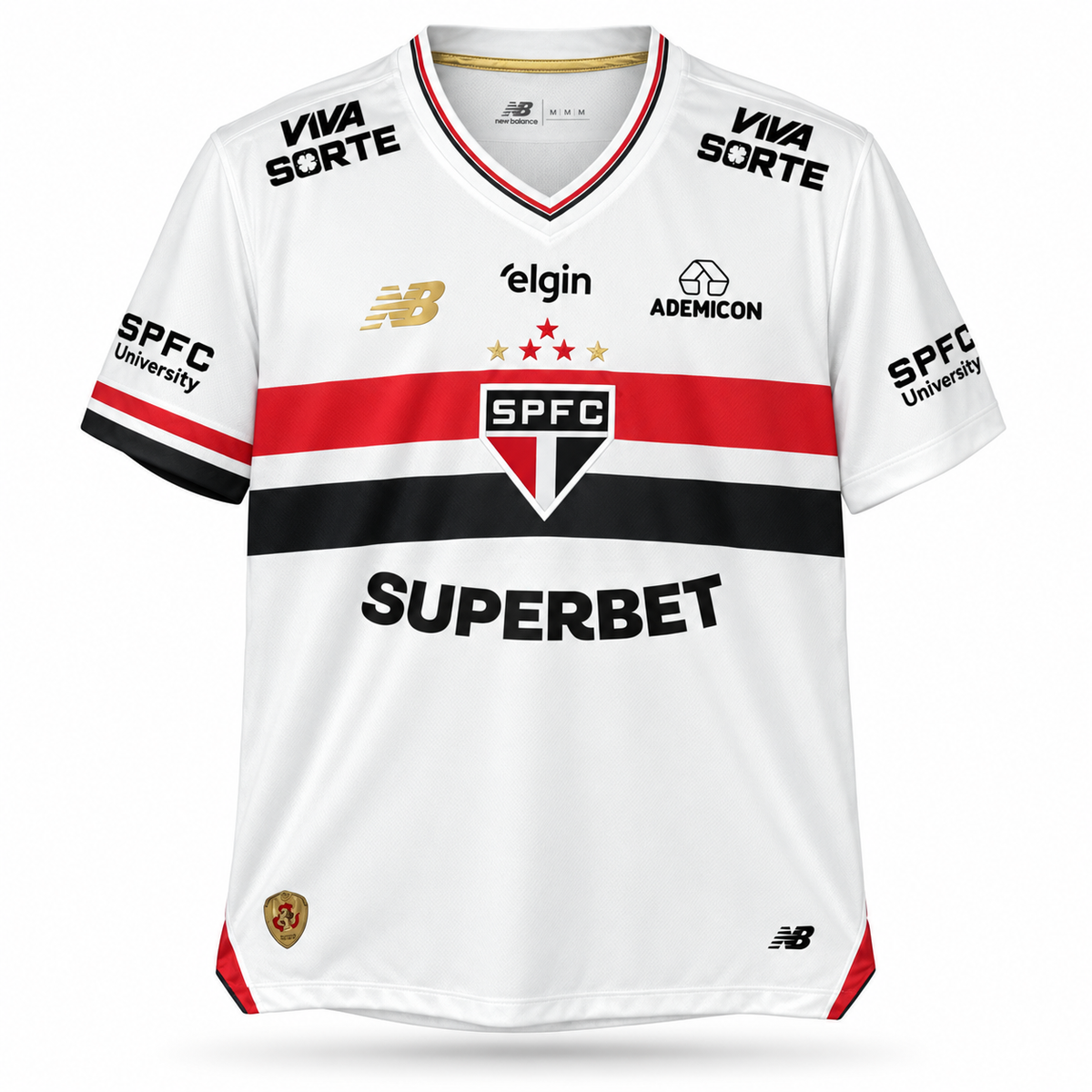 São Paulo FC 2025 Home (Todos Pratrocionios) - Torcedor