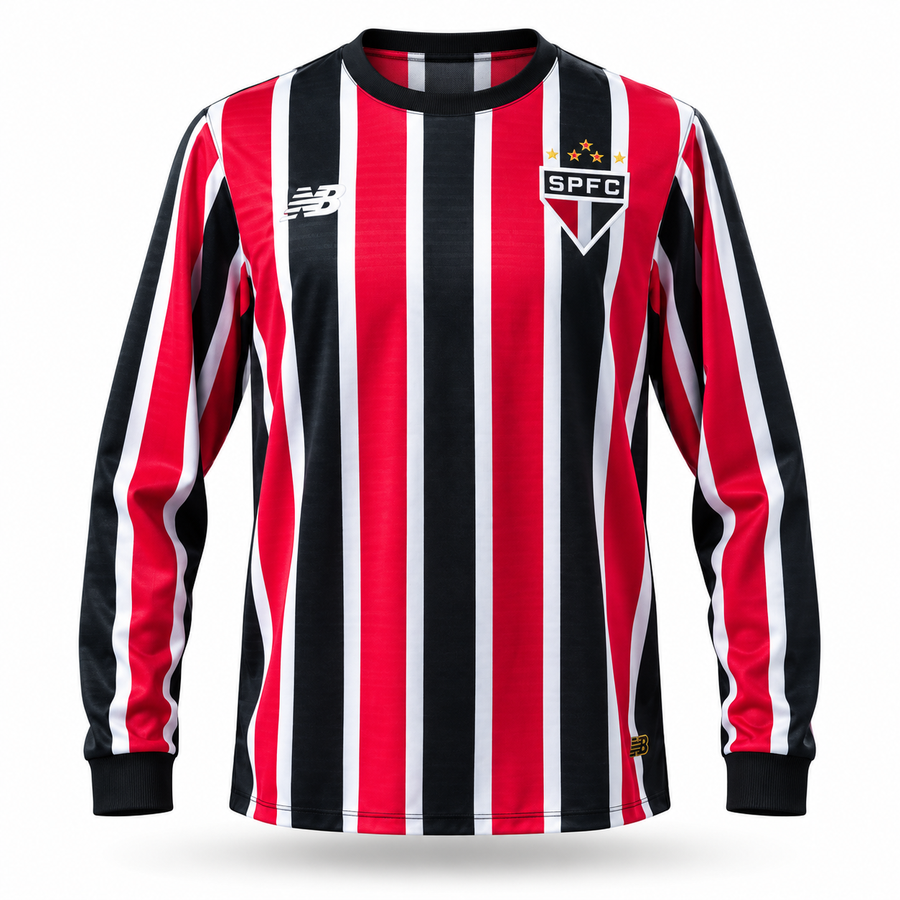 São Paulo FC 2025 Third Manga Longa - Torcedor