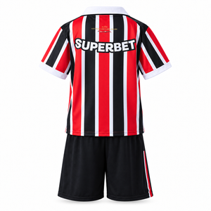 São Paulo FC 2026 Visitante - Conjunto Infantil