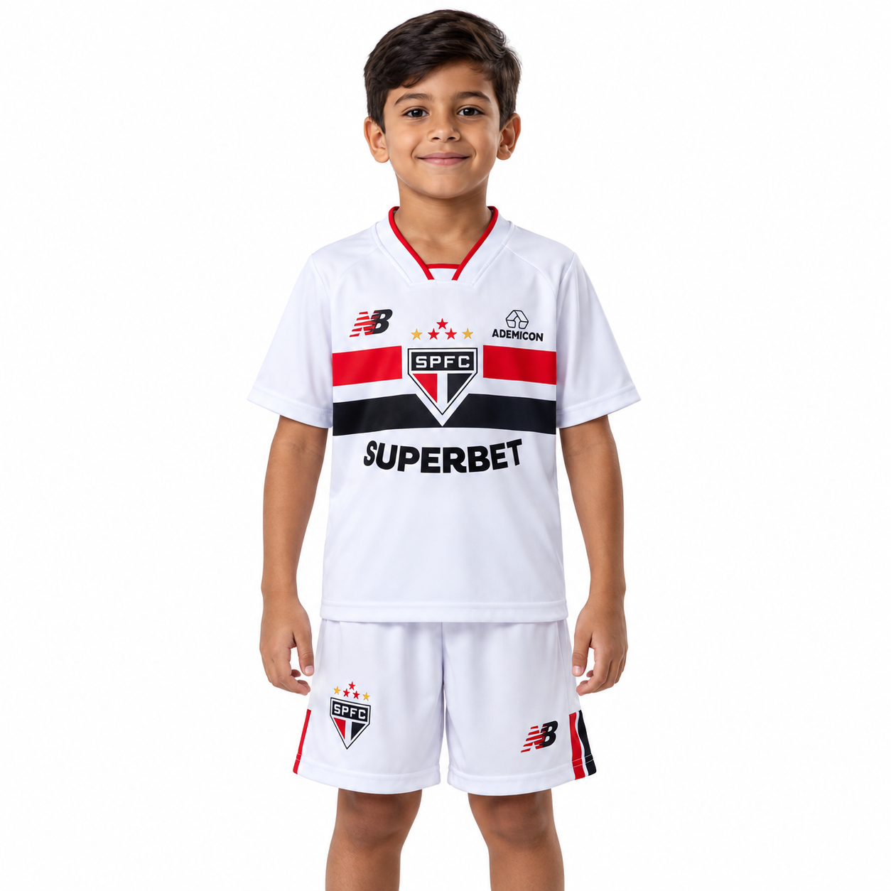São Paulo FC 2026 Home - Kids Kit