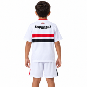 São Paulo FC 2026 Titular - Conjunto Infantil