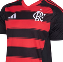 Camisa Flamengo I 25/26 - Torcedor Adidas Masculina - Preta e vermelha