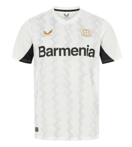 Camisa Bayer Leverkusen Away 24/25 - Torcedor Masculina - Branca