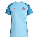 Camisa Flamengo Treino 25/26 - Torcedor Adidas Feminina - Azul