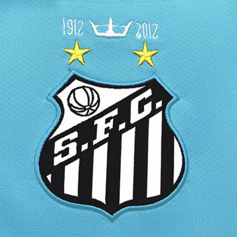 Camisa Santos Azul Retrô 12/13 Torcedor Masculino - Azul