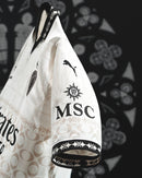 Camisa AC Milan Edição especial Goleiro 23/24 - Torcedor Puma Masculina - Bege com detalhes em preto