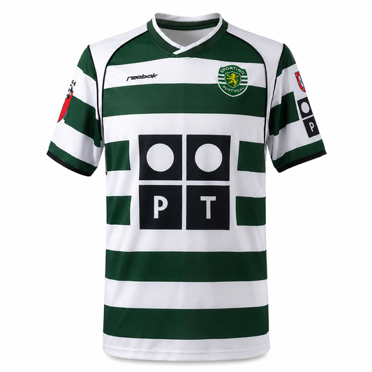 Maillot domicile Sporting CP 01/02 - Rétro