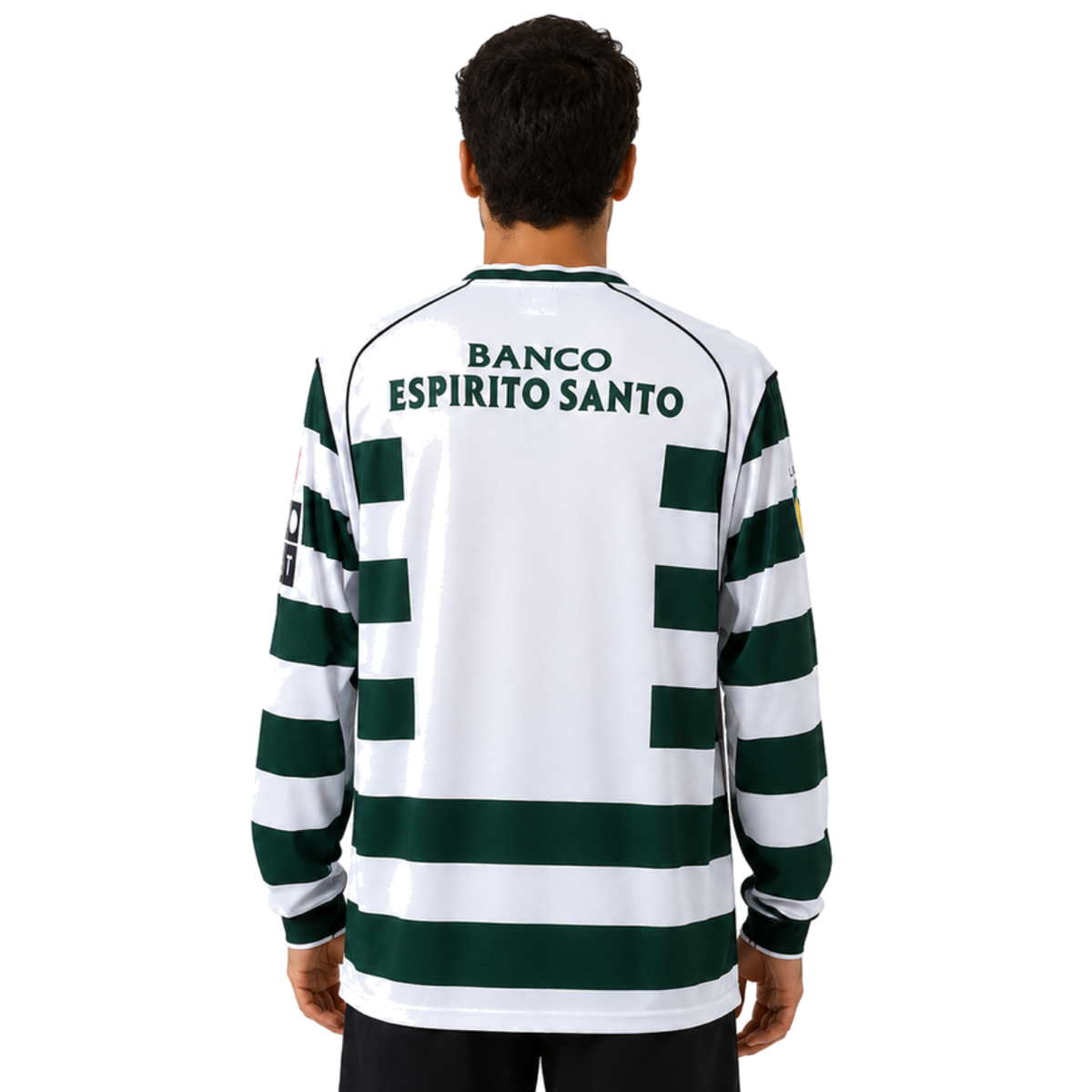 Sporting CP 01/03 Titular Manga Longa - Retrô