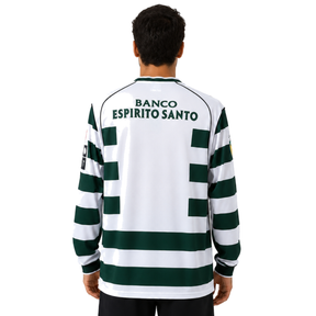 Sporting CP 01/03 Home Mangas longa - Retrô