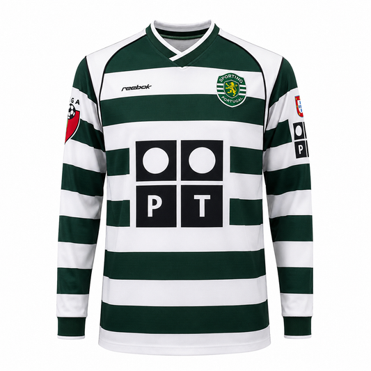 Sporting CP 01/03 Home Long Sleeve - Retro