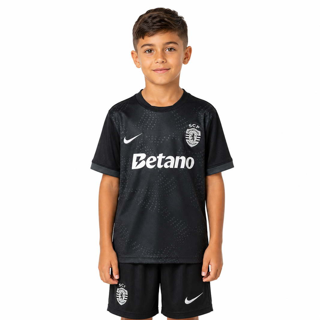 Sporting CP 25/26 Visitante- Conjunto Infantil