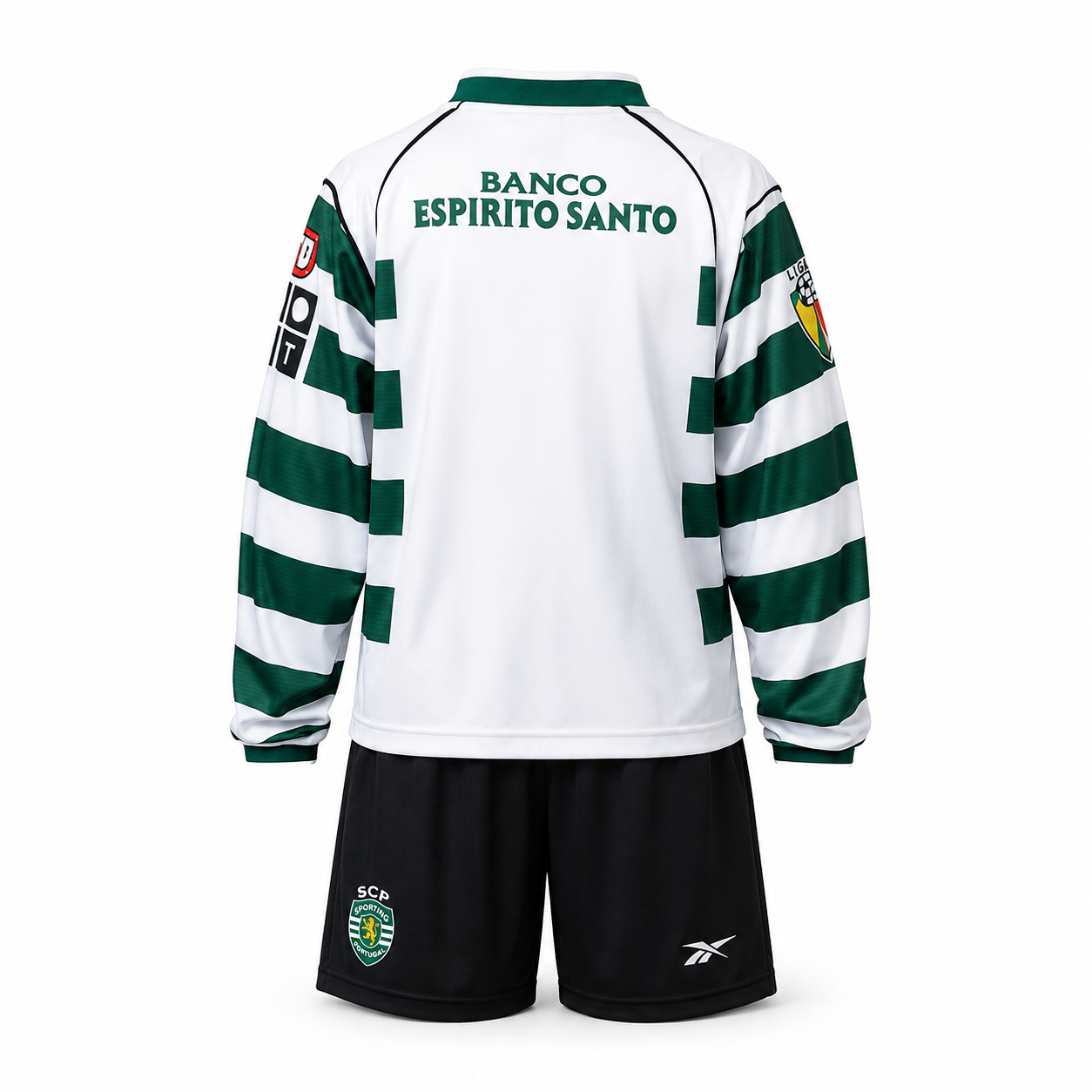 Sporting CP 25/26 Home Retro Mangas Longa - Kids Kit