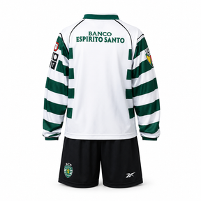 Sporting CP 25/26 Home Retro Mangas Longa - Kids Kit