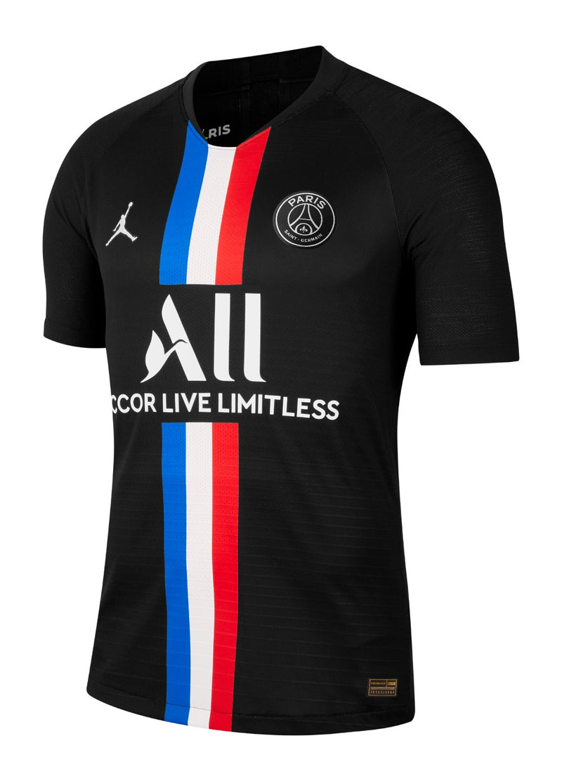 Camisa Paris Saint-Germain llll 19/20 - Torcedor Jordan Masculina - Preta