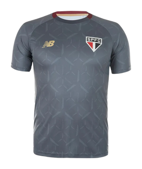 Camisa São Paulo 25/26 Treino - Cinza - Versão Torcedor