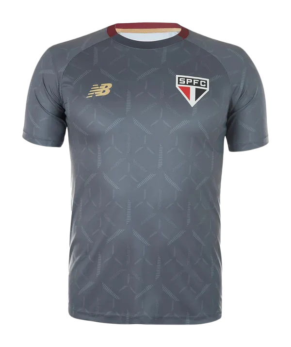 Camisa São Paulo 25/26 Treino - Cinza - Versão Torcedor
