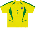 Nike Men's 2002 Brazil National Team I Retro Shirt - Yellow