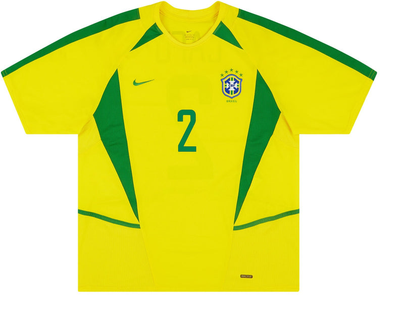 Camisa Retrô 2002 Seleção Brasileira I Nike Masculina - Amarela