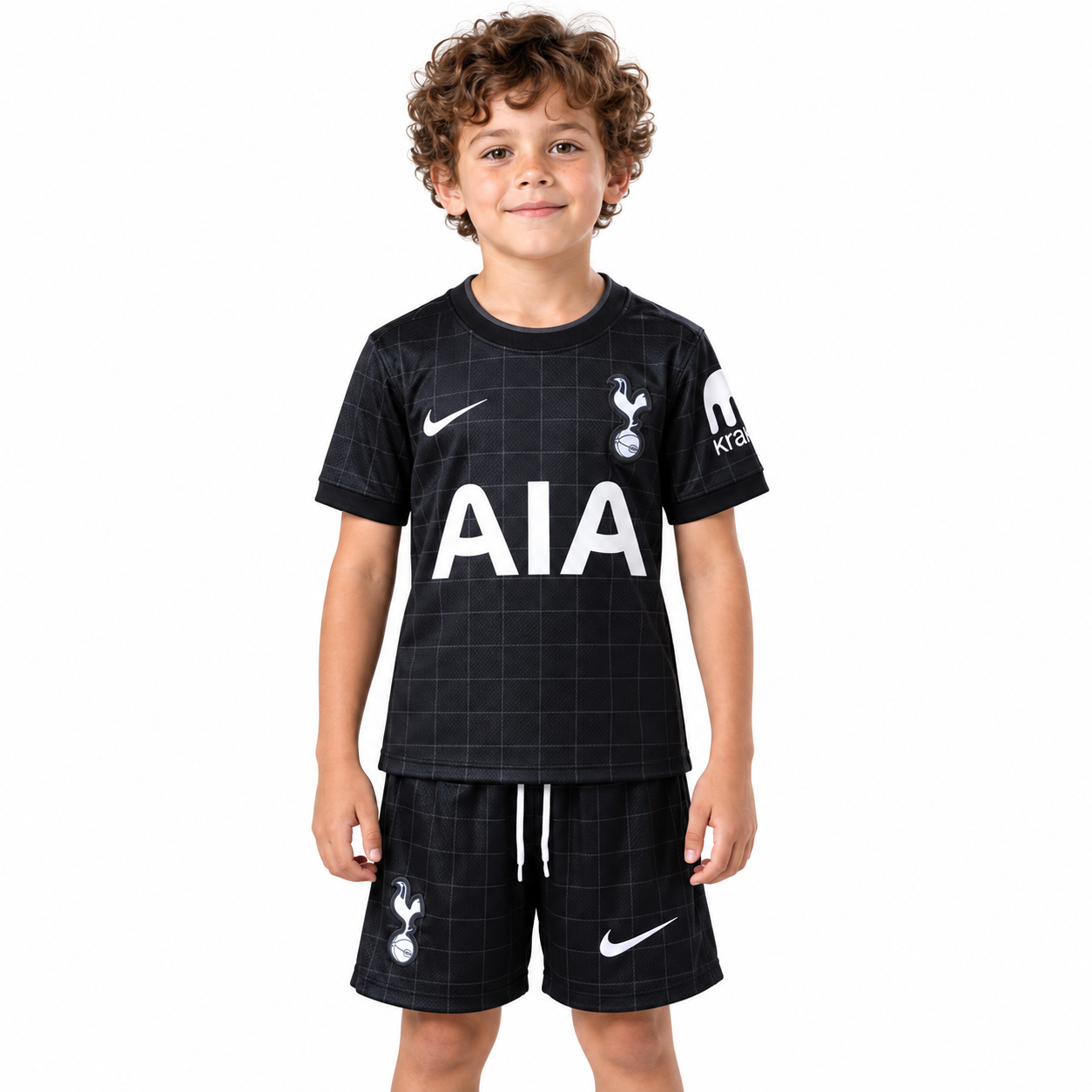 Equipación de visitante del Tottenham Hotspur 25/26 para niños