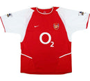 Camisa Retrô Arsenal I 02/04 - Masculina Nike - Vermelha e branca