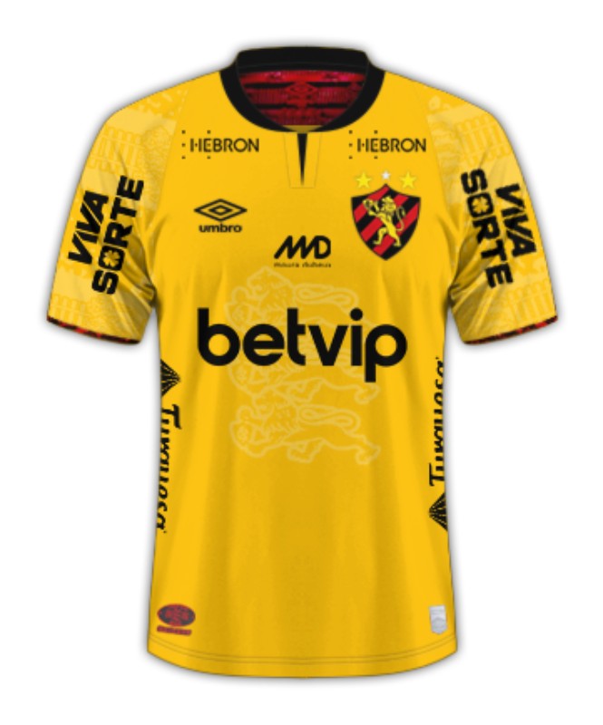 Camisa Sport Recife Il 24/25 - Torcedor Umbro Masculina - Amarela